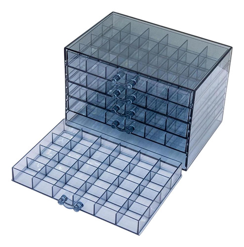 Storage Box Jewelry Organizer Gabinete De Exhibición Azul