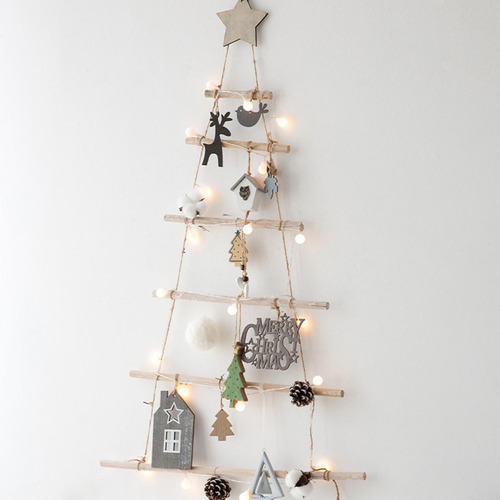 Decoración De Ramas De Árbol De Navidad, Letreros