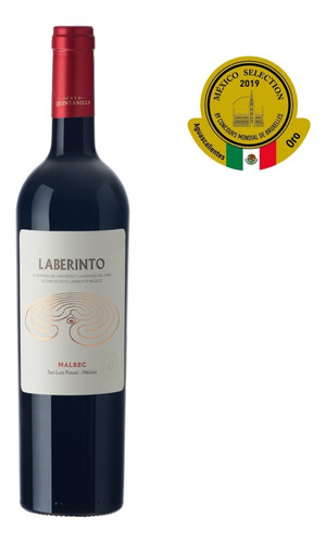 Imagen 7 de 7 de Vino Tinto Laberinto Malbec Pack 2 Botella Quintanilla 750ml