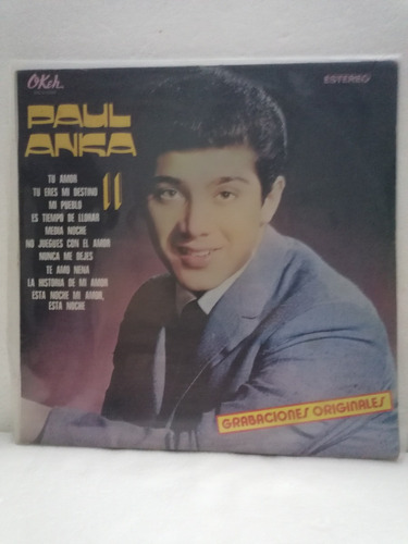 Disco Vinilo Lp 33rpm   Paul Anka (grabaciones Originales)