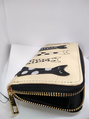 Billetera Mujer Gatitos Luxuryba