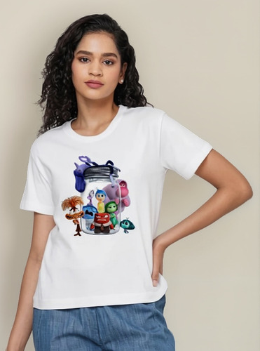 Polera Unisex Intensamente Emociones Bote Estampado