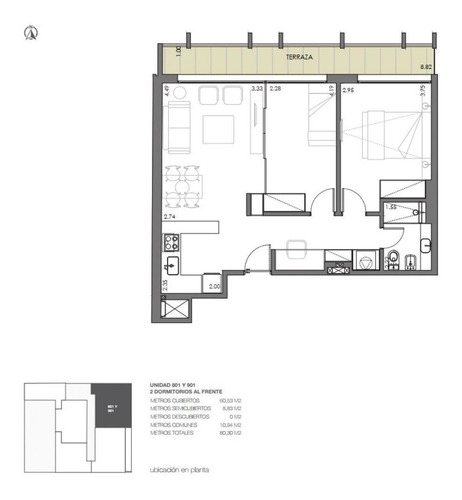 Imagen 2 de 7 de Venta Apartamento 2 Dormitorios Barrio Sur Lanzamiento