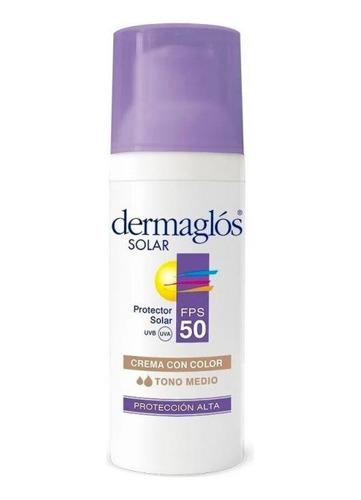 Dermaglos Solar Facial F50 Crema Tono Medio 50 Gr