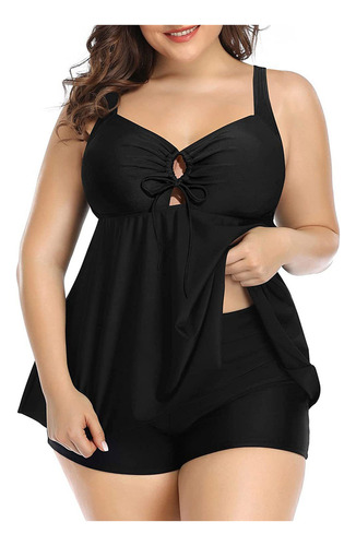 L Traje De Baño G Para Mujer, Talla Grande, Cintura Alta,