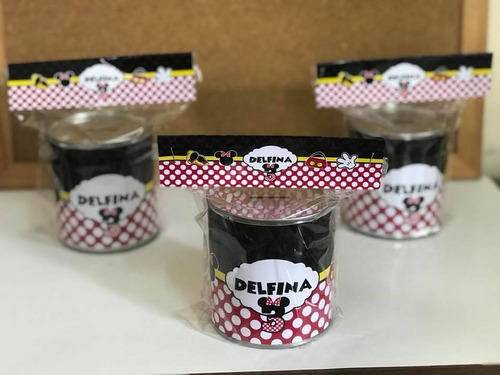 40 Bolsitas Golosineras + 40 Alcancia Lata Souvenirs