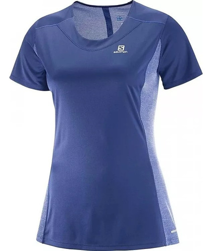 Remera Salomon Mujer Tecnica Trail Run Importada Full Salas