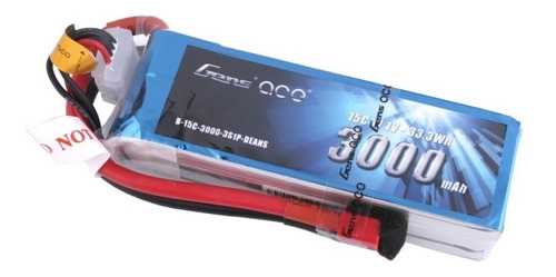 Bateria Lipo Gens Ace 3s 11.1v 3000mah 15c Deans Aero Drone