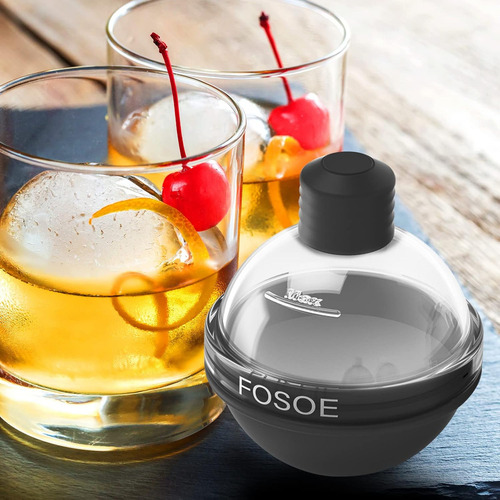Moldes De Silicona Para Bolas De Hielo Para Whisky, Juego...