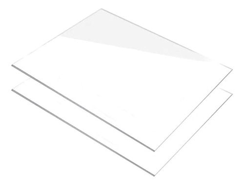 Placa Simil Acrilico Transparente 20cm X 30cm 1.5mm Visor A4