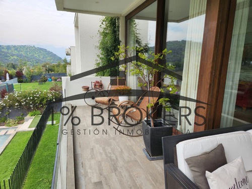 Increible Casa En Exclusivo Condominio De Lo Barnechea