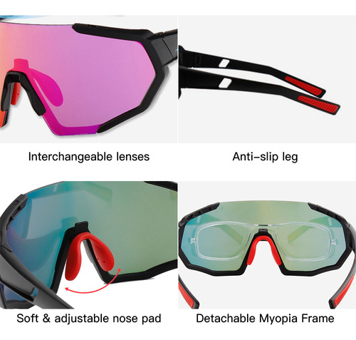 Gafas De Sol De Carretera, Gafas De Bicicleta De Montaña, In