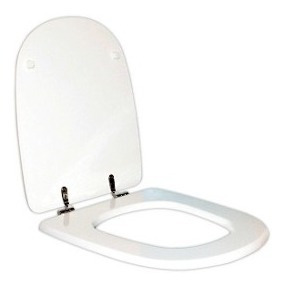 Imagen 2 de 5 de Asiento Tapa Daccord Inodoro Capea Italiana Herraje Cromo