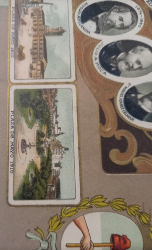 Tarjeta Postal Antigua Centenario Revolución De Mayo 1810 (Usado)