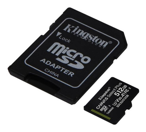 Micro Sd Kingston Canvas Select Plus Con Adaptador 512gb