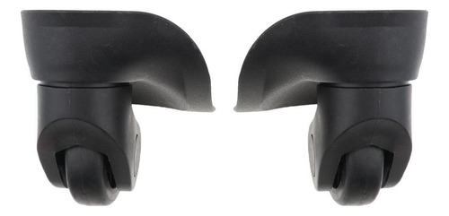2 Pares De Ruedas Universales Reemplazo De Equipaje Fijo De