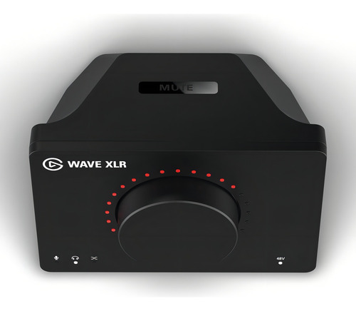 Microfone de interface de áudio Elgato Wave Mixer XLR para USB-c