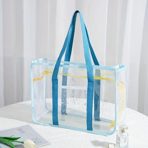 Bolso De Playa De Moda, Bolsa De Doble Uso Pvc Impermeable