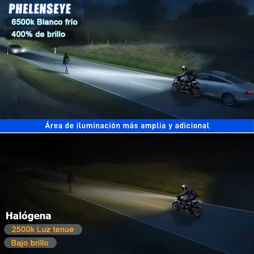 Yan Kit Luces Csp Led H4 H11 Luz Alta/baja/niebla For Nissan