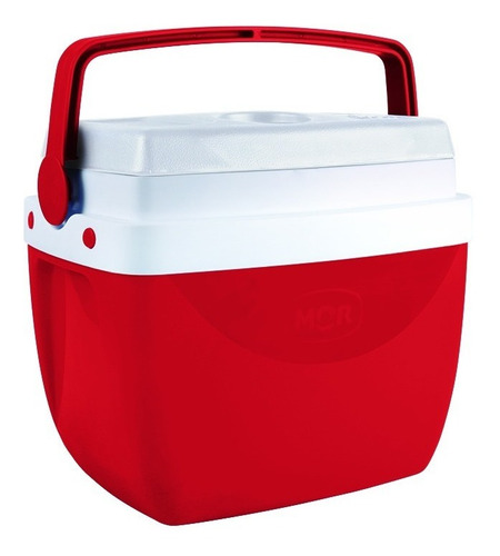 Caixa Térmica 12 Litros Cooler Vermelho Mor