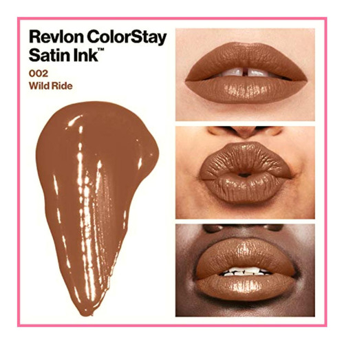 Revlon Labial Líquido Colorstay Satin Ink Wild Ride