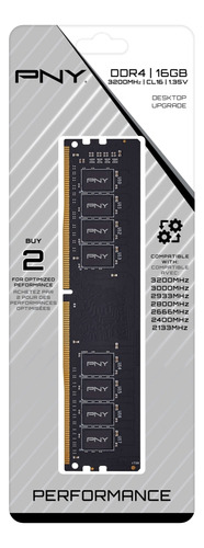 Memoria de escritorio Performance Ddr4 3200 MHz Cl16 de 16 Gb