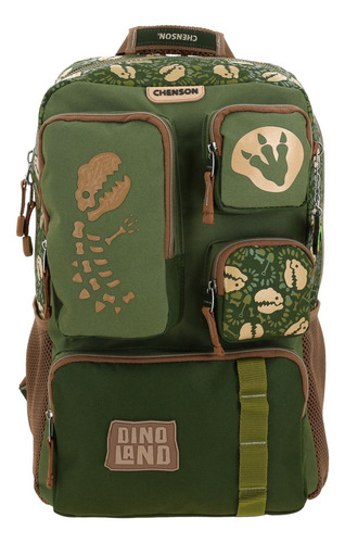 Mochila Grande Chenson Primaria Dino SAGAZ CO70593-A