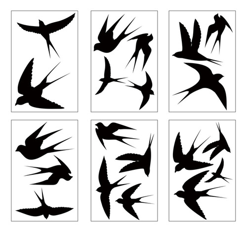 / Pegatinas De Pájaros Pegatinas De Ventana Anticolisión 6
