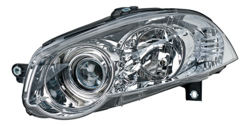 Faro Fiat Strada 08-14/ Fondo Cromado P/halogeno 019110305