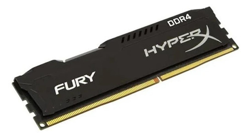 Memoria RAM HyperX Fury gamer color negro 8GB DDR4 HyperX HX432C16FB3/8