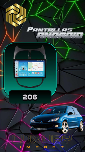 Reproductor Android Peugeot 206