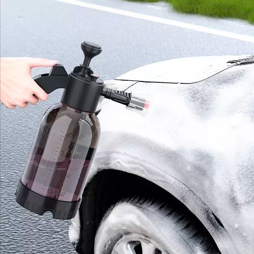 Pulverizador De Espuma Con Bomba De Lavado De Autos, Saiviek Espumadora Automotriz 2 Litros, Botellas De Pulverizador A Presión Para La Limpieza, Jardinería, Lavado De Automóvile