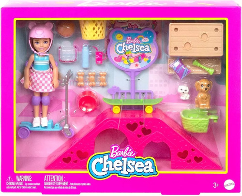 Barbie Chelsea Profissões Can Be Pista De Patinação Mattel 