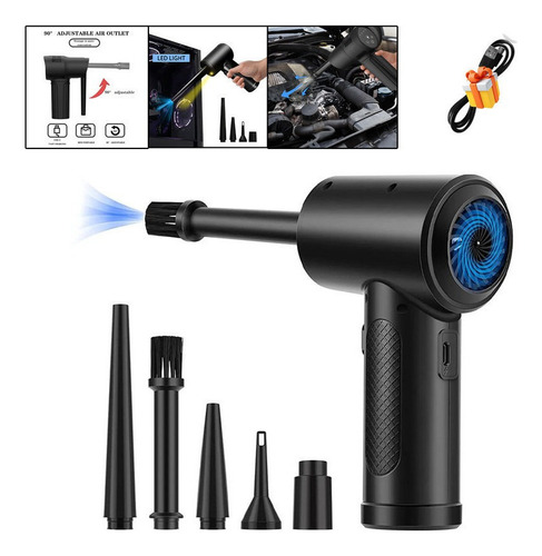 Mini Compresor De Aire Eléctrico Kit Limpieza Limpiar Polvol