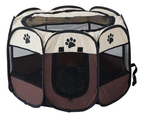 Valla plegable para casa móvil para mascotas, perros y gatos, 73 x 73 x 43 cm