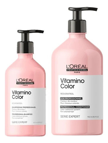 L'oréal Vitamino Color Kit 500ml Shampoo + 750ml Acond.