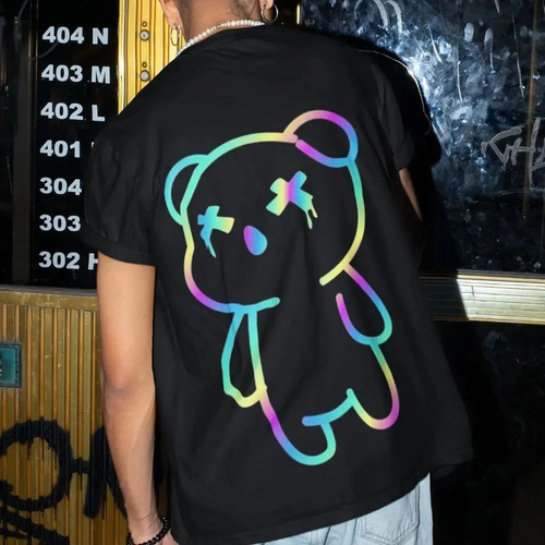 T-shirt Kabu #034 Holographic Bear