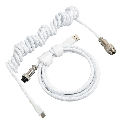 Cable De Teclado Para Juegos De Nylon Tipo C A Usb De Doble