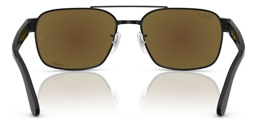 Lentes De Sol Negro Polarizados Ray-ban Rb3751ch0024l
