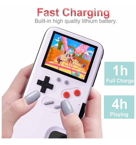 Funda Game Box Retro Para iPhone 12/12 Pro 12 Pro Max Color Blanco