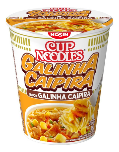 Macarrão Instantâneo Galinha Caipira Cup Noodles Copo 69g