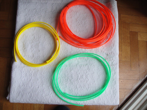 Imagen 4 de 8 de Malla De Nylon Cubre Cable De Colores De Distintos Grosores