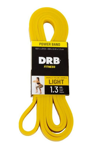 Banda Látex Power Band Light Drb Fitness Pilates - 22 Sports