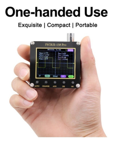 Osciloscopio Portátil Portátil Lazhu Fnirsi 138pro