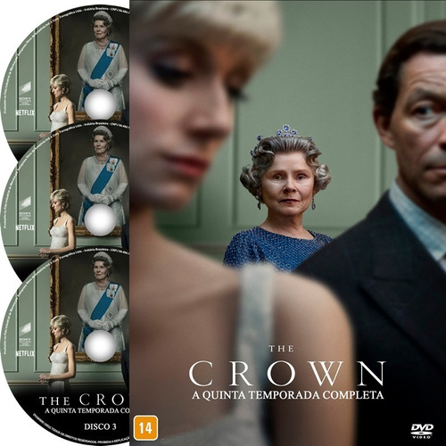 Dvd - The Crown 5ª Temporada - Série - Seriados Box 