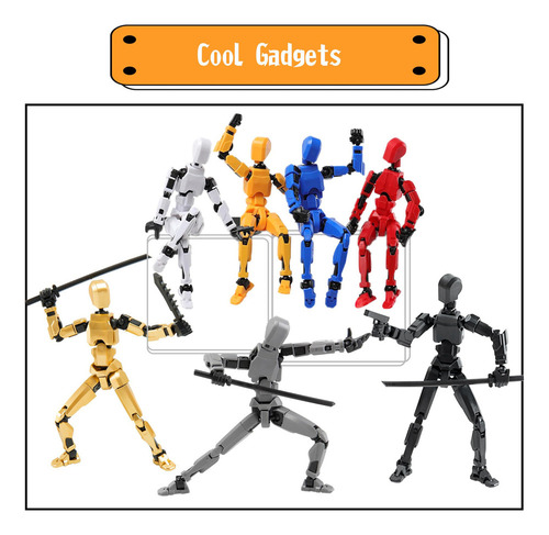 Ha Juego De 4 Figuras De Acción Titan T13 Ensambladas Lucky