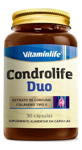 Colágeno Tipo 2 Condrolife Duo 30 Cápsulas - Vitaminlife