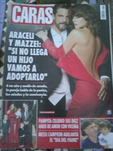 Revista Caras Araceli Mazzei Pampita Vicuña Messi 09 06 2015