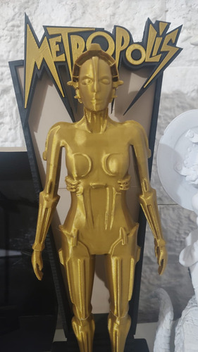 Figura De Maria De La Pelicula Metropolis 35cm Impresion 3d (Usado)