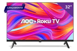 Smart Tv 32 Hd Aoc Tv 32s5045/78g Hdmi 1 Usb Wifi Roku - R$ 903,55